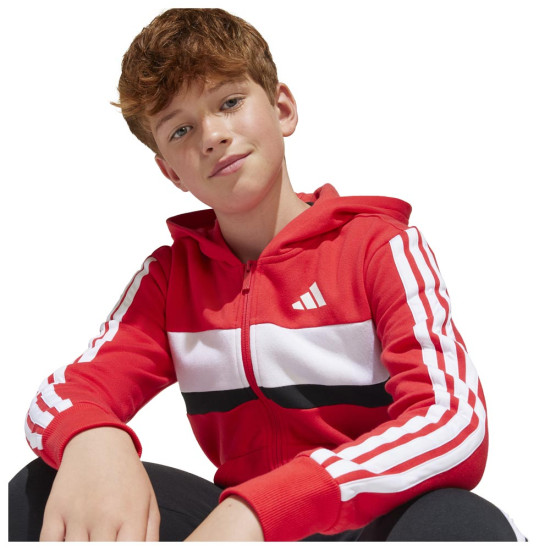 Adidas Παιδικές φόρμες σετ Essentials Tiberio 3-Stripes Fleece Tracksuit